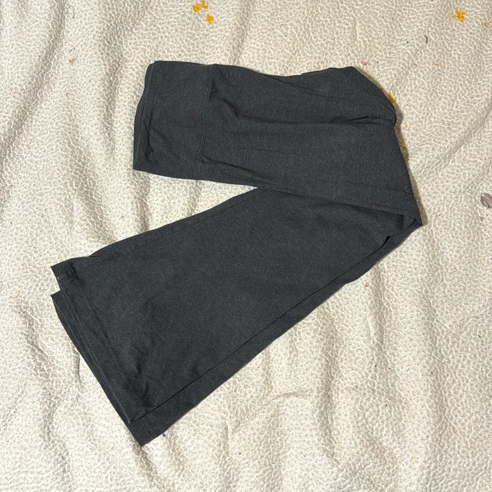 Grey Flared Leggings